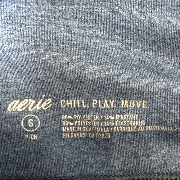 Aerie Chill. Play. Move. Colorblock Leggings | Blue | Small - Picture 4 of 5